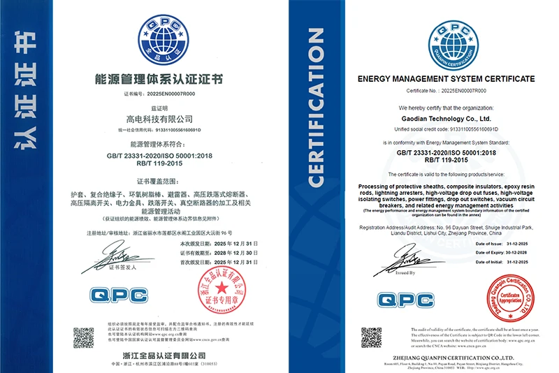 ISO 50001能源管理体认证